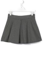 Dondup Kids Patterned Pleated Skirt, Girl's, Size: 14 Yrs, Black