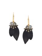 Marni Petal Drop Earrings, Women's, Black