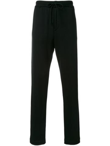 Dressedundressed Elasticated Waistband Straight Trousers, Men's, Size: 3, Black, Cotton