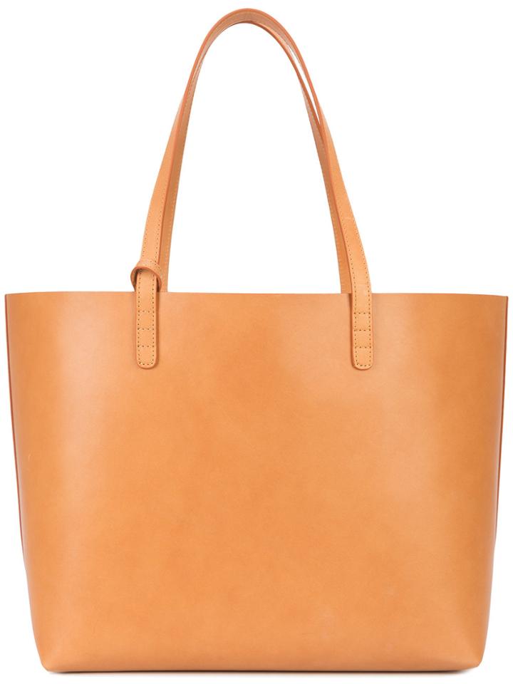 Mansur Gavriel Large Tote Bag - Brown
