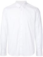 Estnation - Curved Hem Shirt - Men - Cotton/nylon/polyurethane - L, White, Cotton/nylon/polyurethane