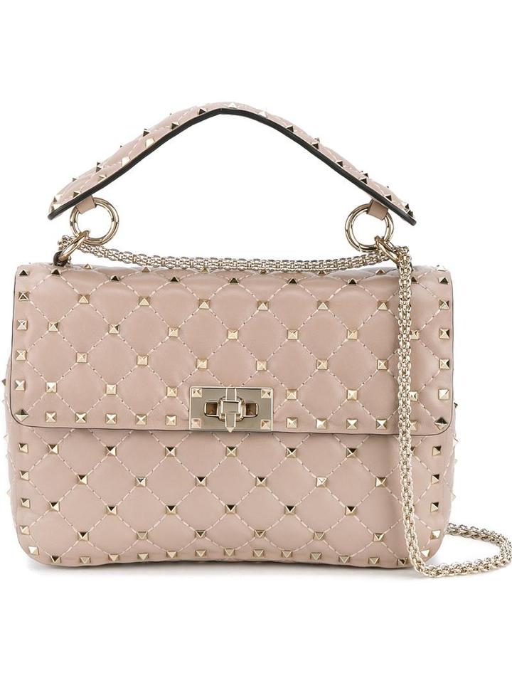 Valentino Valentino Garavani Rockstud Spike Crossbody Bag, Women's, Pink/purple, Leather