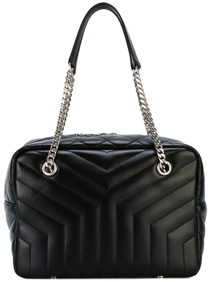 'y' Quilted Tote Bag - Women - Leather - One Size, Black, Leather, Saint Laurent
