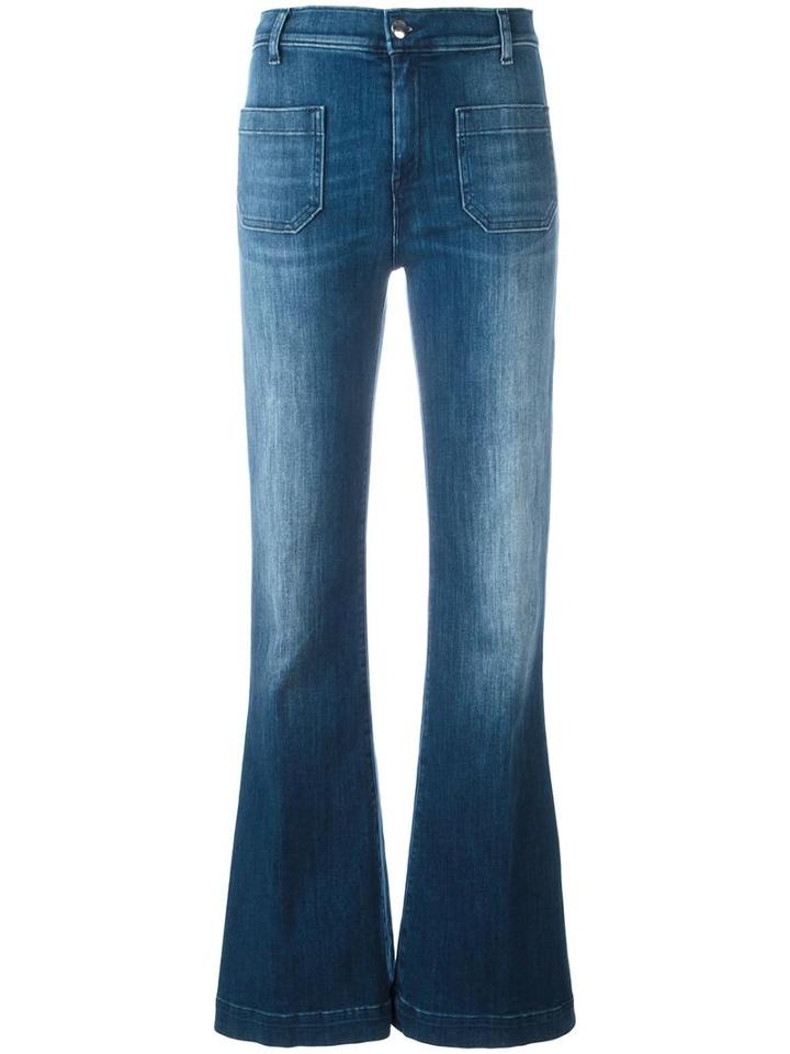 The Seafarer Straight Long Jeans, Women's, Size: 25, Blue, Cotton/polyester/spandex/elastane