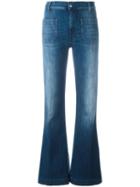 The Seafarer Straight Long Jeans, Women's, Size: 25, Blue, Cotton/polyester/spandex/elastane