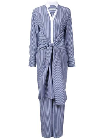 Co-mun Striped Jumpsuit - Blue