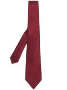 Gucci Monogram Logo Tie - Red