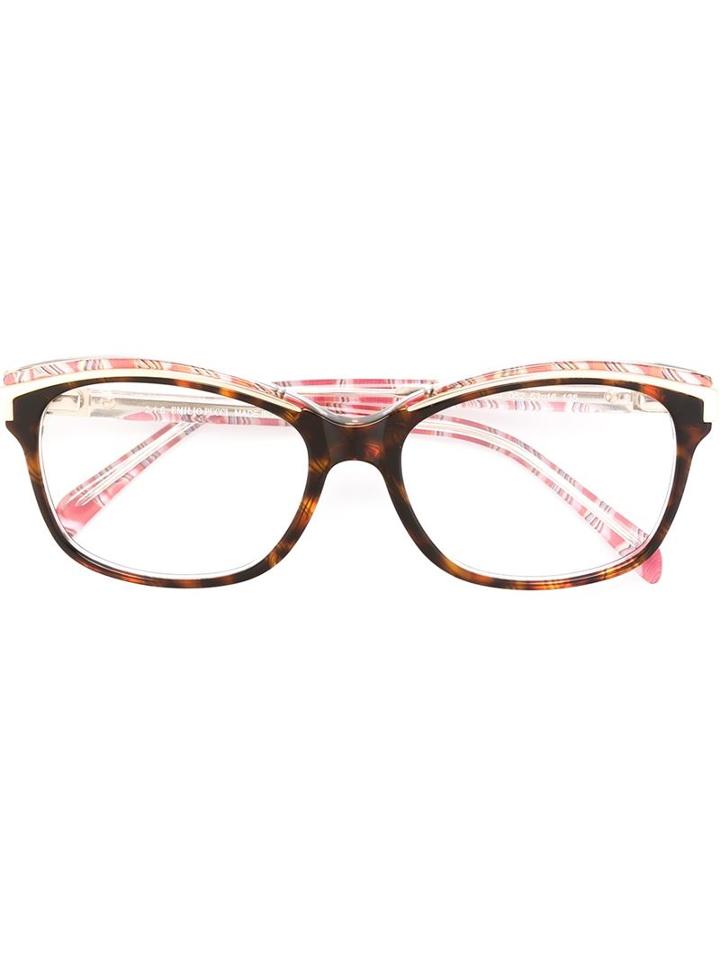 Emilio Pucci Square Frame Glasses, Acetate/metal (other)