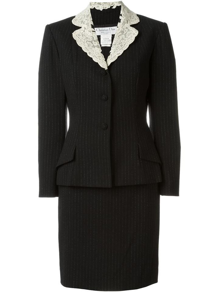 Christian Dior Vintage Pinstriped Suit