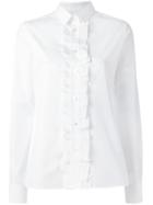 Maison Margiela Ruffled Placket Shirt - White