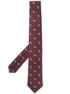 Paul Smith Floral Print Tie - Red