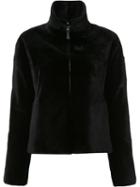 J. Mendel Reversible Sheared Jacket, Women's, Size: 8, Black, Mink Fur/nylon