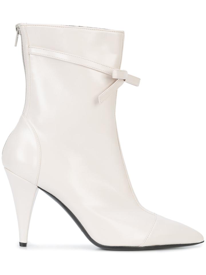 Philosophy Di Lorenzo Serafini Front Bow Boots - White