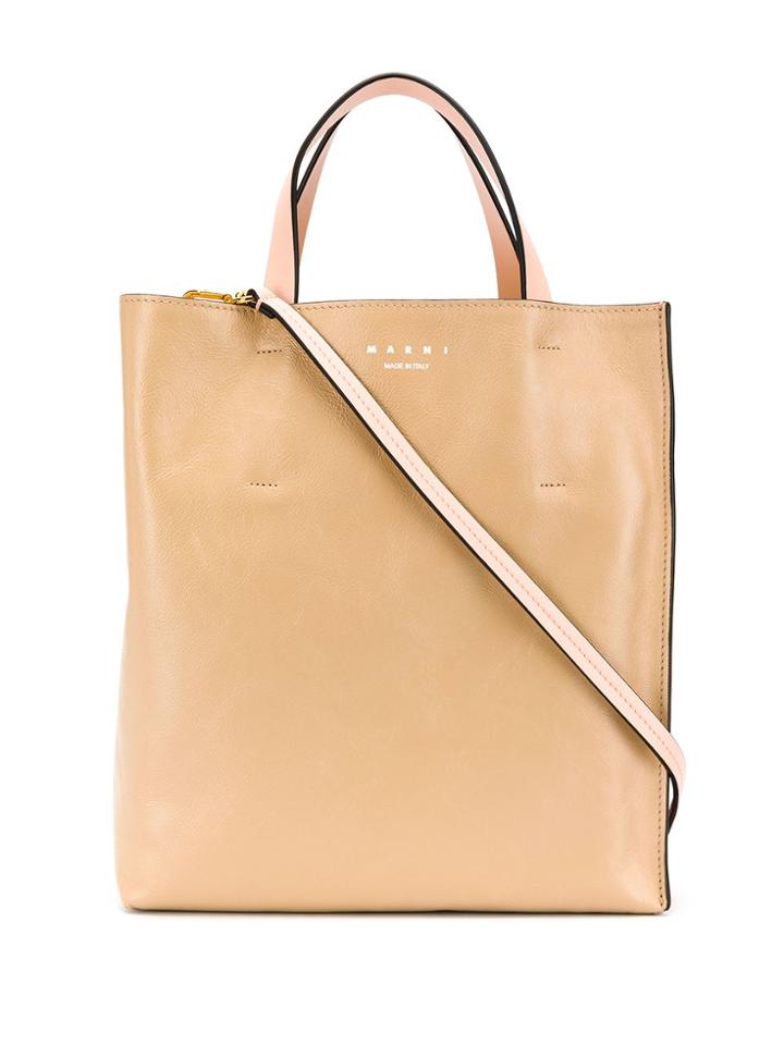 Marni Museo Tote - Neutrals
