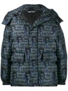 Valentino X Undercover Vvv Print Puffer Jacket - Grey