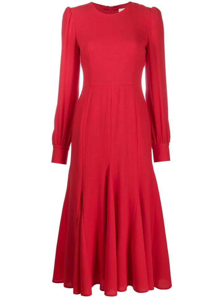 Goat Idol Midi Dress - Red