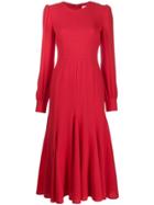 Goat Idol Midi Dress - Red