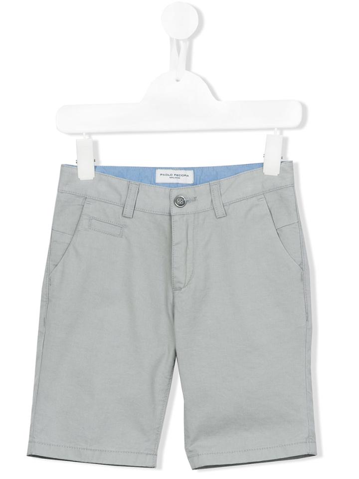 Paolo Pecora Kids Smart Shorts - Grey