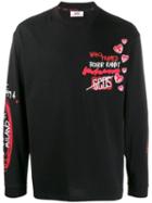 Gcds Jessica Rabbit Print Sweatshirt - Black