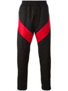 Givenchy Geometric Panel Trousers, Men's, Size: 52, Black, Wool/polyamide/acetate/viscose