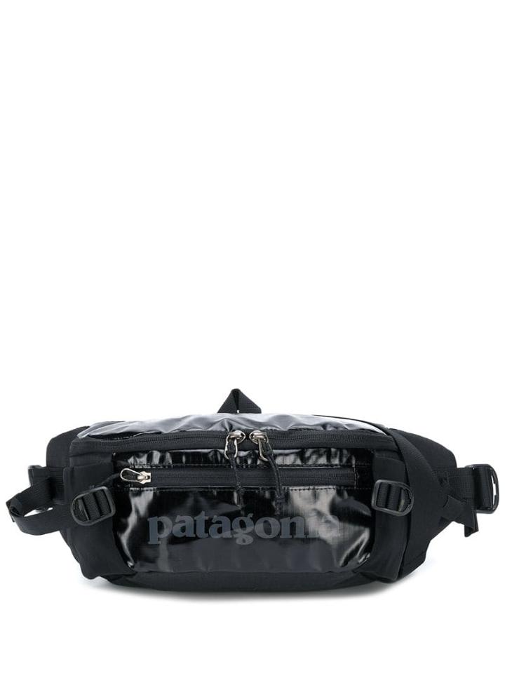 Patagonia Logo Print Belt Bag - Black