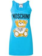 Moschino Teddy Bear Jersey Dress - Blue
