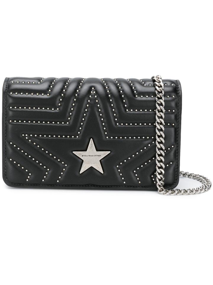 Stella Mccartney Microstud Star Bag - Black
