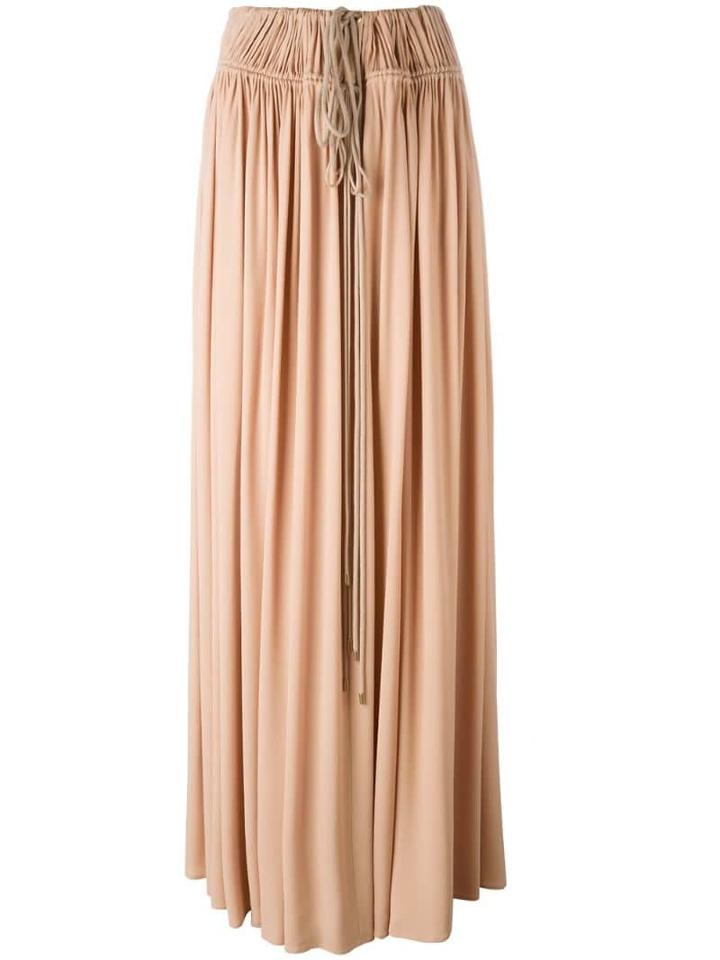 Lanvin Drawstring Maxi Skirt - Pink