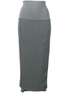 Transit High Waist Skirt - Grey