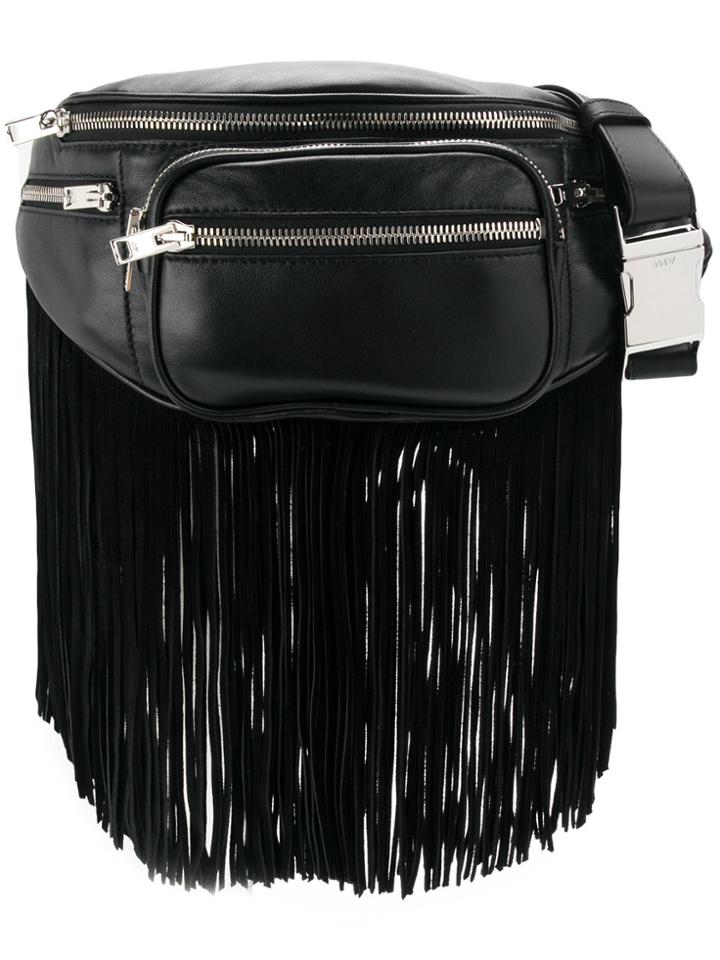 Alexander Wang Fringed Belt Bag - Black