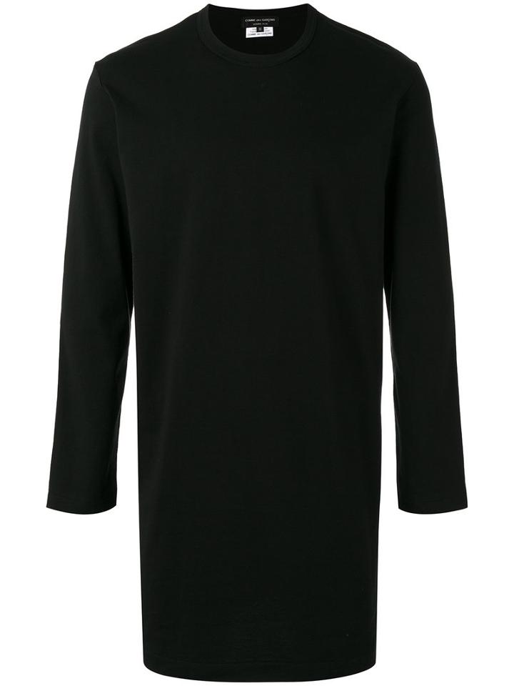 Comme Des Garçons Homme Plus Elongated Longsleeved T-shirt, Men's, Size: Medium, Black, Cotton