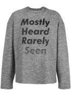 Mostly Heard Rarely Seen Lullaby Crew Neck Sweatshirt - Grey