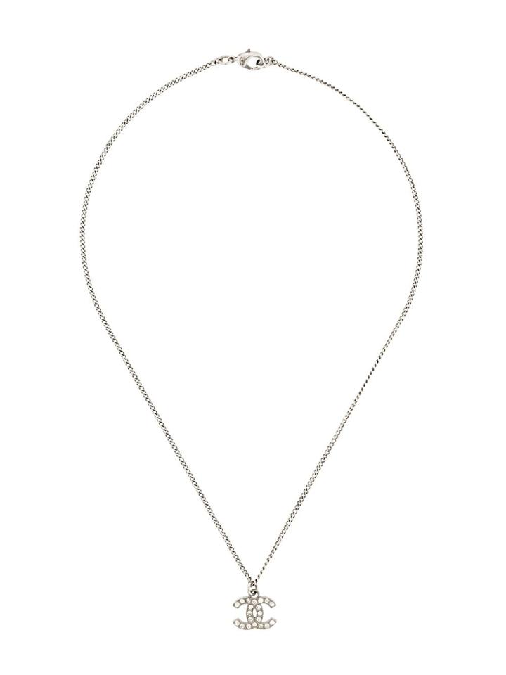 Chanel Pre-owned 2000 Cc Logo Pendant - Silver