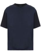Qasimi Colour Block T-shirt - Blue
