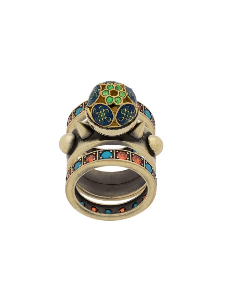 Iosselliani Indiana 3 Ring Set - Gold