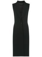 Giuliana Romanno - Long Vest - Women - Polyester - 38, Black, Polyester
