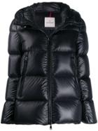 Moncler Zipped Short Puffer Jacket - Black