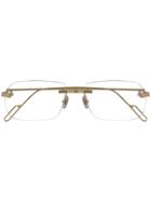 Cartier Rimless Design Glasses - Gold