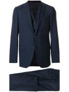 Caruso Three-piece Suit - Blue