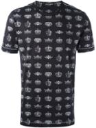 Dolce & Gabbana Crown Print T-shirt, Men's, Size: 50, Black, Cotton