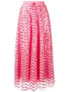 P.a.r.o.s.h. Sequined Midi Skirt - Pink