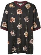 Dolce & Gabbana Floral Short-sleeve T-shirt - Black