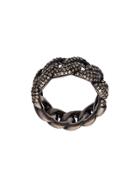 Lynn Ban Diamond Chain Ring - Black