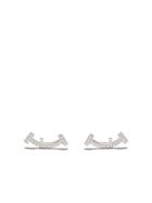 Tiffany & Co 18kt White Gold Tiffany T Smile Diamond Earrings -