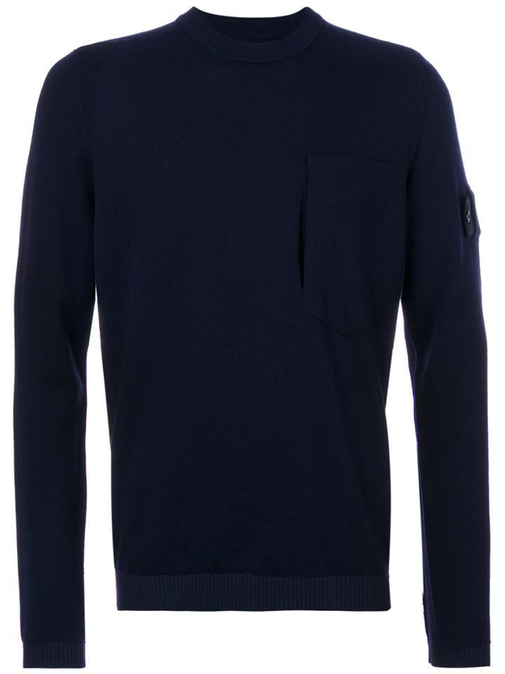 Stone Island Shadow Project Classic Crew Neck Sweater - Blue