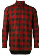 Ann Demeulemeester Classic Plaid Shirt - Red
