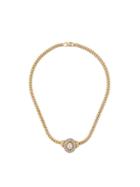 Christian Dior Pre-owned 1980's Pearl Pendant Necklace - Gold