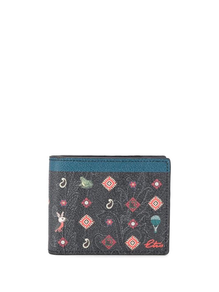 Etro Paisley Cardholder - Black