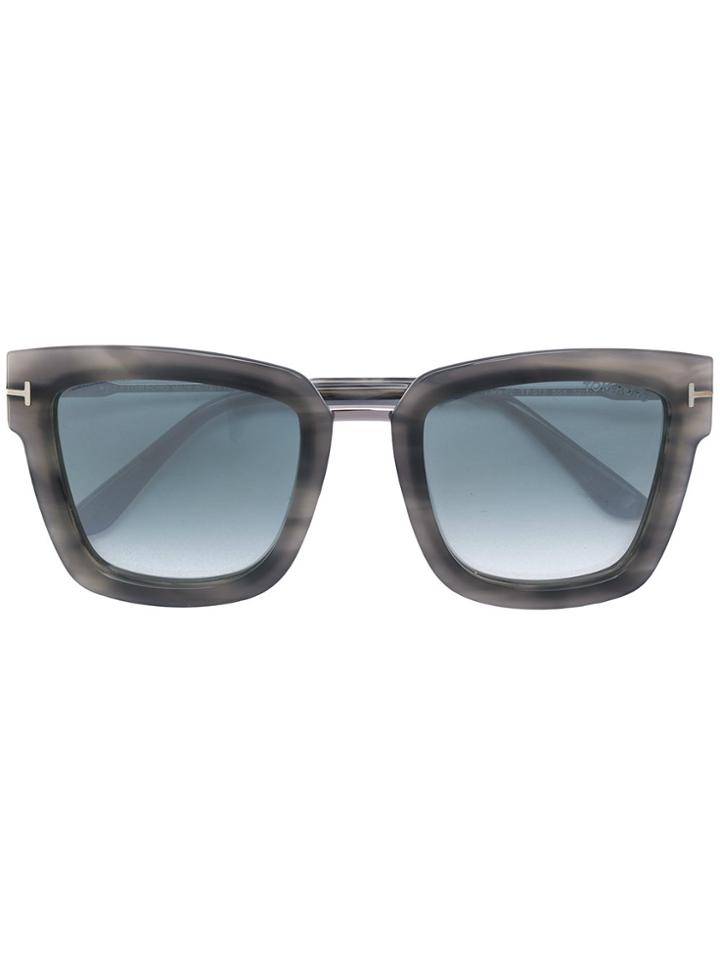 Tom Ford Eyewear Lara Square Frame Sunglasses - Grey