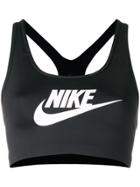 Nike Front Logo Cropped Top - Black
